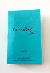 Tiffany & co. love for him Eau de Toilette Duftprobe Herren Probe 1,2 ml NEU