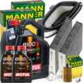 MANN INSPEKTIONSKIT+2x1L+1x5L MOTUL EFE 5W30 ÖL passend für BMW X3 F25 18d-30d