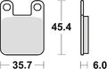 BREMSBELÄGE KH115 ORGANISCH FÜR KTM SX 60 / 65 98-01, SUZUKI AY 50 97-06, YAMAHA