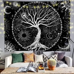 Wandteppich Wandtuch Wandbehang GOA  Lebens Baum Yoga Hippie Baum des Lebens NEU