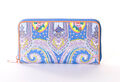 Oilily City Rose Paisley L Zip Wallet Riviera, Damen-Geldbörse Portemonnaie 