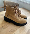 Timberland Greyfield Schnür Boots Plateau Stiefelette Stiefel Damen Leder Gr.40