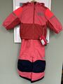 Helly Hansen Rider 2.0 Skijacke Trägerhose Salopette Set 86 / 1 Snow Poppy Red Pink