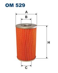 FILTRON Ölfilter OM 529 Filtereinsatz für MERCEDES NG UNIMOG 317 STEYR 1490 890