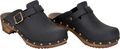 Sanita Damen Offener Clog Wood-Kristel Open Black