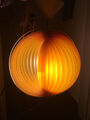 Moonlamp Mondlampe Hängeleuchte Lamellen gelb Vintage Artemide Flos Oluce Design