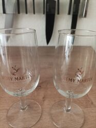 2 X Remy Martin Cognac Likörglas Stielglas Schnapsglas Klar Schick Edel  Bar 