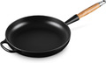 Le Creuset Signature Gusseiserne Bratpfanne Mit Holzgriff 24 Cm Schwarz Matt, 20