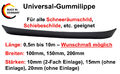 Universal Gummi Schürfleiste 10 15 20mm | 100mm - 200mm Schneeschild Gummileiste