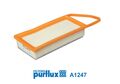 Luftfilter PURFLUX A1247 Filtereinsatz für PEUGEOT 3A 207 C1 C3 AYGO CITROËN 307