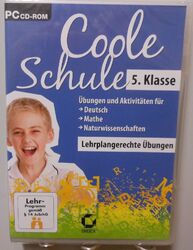 Deutsch Mathe Natur Software Schule 5. Klasse PC CD-ROM Lernen Nachhilfe #T449