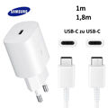 Original Samsung 25W Super Schnellladegerät USB-C Ladekabel Weiß Galaxy S22 S23