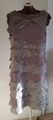 Dressbarn Collection Damen Gr.48 US18 Brown Ruffle Midi Dress Abendmode