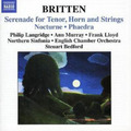 English Chamber Serenade for Tenor, Horn and Strings, Nocturne  (CD) (US IMPORT)