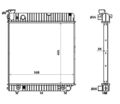 NRF Kühler, Motorkühlung  für MERCEDES-BENZ