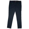 TOMMY HILFIGER Damen Jeans 7/8 Hose Skinny Stoff Stretch mid 8 D-38 W29 marine