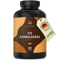 Bio Ashwagandha - 360 Kapseln (650mg) - Hochdosiert: 2600mg - TRUE NATURE®