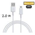 2m Micro-USB Ladekabel