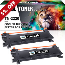 2 XXL Toner Kompatibel für Brother TN-2220 MFC-7360N MFC-7460DN HL2135W HL2250DN