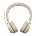 Jabra Evolve2 65 Over Ear Headset USB-C MS Teams Stereo Beige 37h Bluetooth