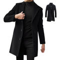 Winter Trenchcoat Männer Wollmantel Langarm Winter Kleid Mantel Mantel Slim