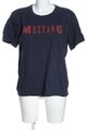 MUSTANG T-Shirt Damen Gr. DE 40 blau-rot Casual-Look