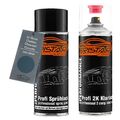 Autolack 2K Spraydosen Set für Buick Cadillac 24U 986A Dark Blue Perl Metallic