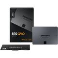 2TB SAMSUNG 870 QVO Festplatte 2 TB SSD SATA 6 Gbps, 2,5 Zoll, intern