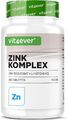 Zink 400 Tabletten 25 mg 100% Zink aus Bisglycinate Beste Bioverfügbarkeit Vegan