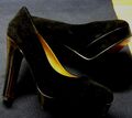 Mode Queen  Plateau Pumps OVP Größe 39 SCHWARZ/ 13 cm