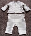 Babyset Neugeborene Latzhose Steppjacke Bornino Größe 50/56 guter Zustand