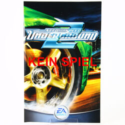 Sony PS2 Playstation 2 PAL Need for Speed Underground 2 Handbuch Anleitung