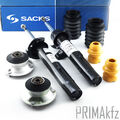 6x SACHS Stoßdämpfer + Domlager + Servicekit vorne für BMW 3er E90 E91 E92 E93