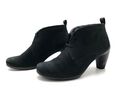 ECCO Damen Stiefel Gr. 37 Stiefeletten Schnürboots Ankle Boots Komfort Schwarz