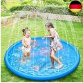 KAHEIGN Splash Pad 170cm Sprinkler Wasser Spielmatte, Wasserspielzeug Kinder