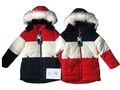 Mädchen Jungen Kinder Winterjacke Mäntel Dicker mit Fell gefüttert Parka