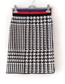 MARC CAIN Stretch Rock Jupe Skirt Pepita Business N1/34-36