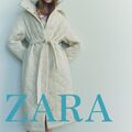 Zara Jacke Mantel Steppjacke Steppmantel Parka mit Kapuze Akt. L Oversized Neu