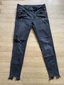 schöne graue Zara Jeans Basic Denim Gr.36 