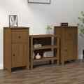 Sideboard 70x35x80cm Massivholz Kiefer Schrank Kommode mehrere Auswahl vidaXL