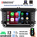 7" Apple Carplay Android 13 Autoradio GPS Navi Für 2 DIN VW GOLF 5 6 Passat Polo