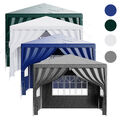 3x3/3X4/3x6M Pavillon Abnehmbar Wasserdicht Gartenzelt Partyzelt UV Pavillion