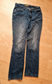 MAC Angela Strech Hose stabil Jeans Gr. 38 / 30 blau mit Waschung zeitlos bequem