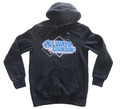 Always Grindin' Hoodie - Sport Pulli + Kapuze - schwarz /türkis - Gr.  S