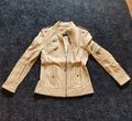 Lederjacke Damen Jilani Gr.36 Beige