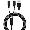 Smrter USB-Ladekabel USB 2.0 USB-A Stecker, USB-C® Stecker 1.20 m Schwarz  SM...