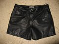 **MANDARIN**Leder-Short Hot Pants in Lamm-Nappaleder für Damen Gr.38 Echtleder