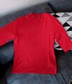 Linea Tesini by Heine Pullover  Rot 3/4-Arm Rundhals  Gr.36 Top ZUSTAND