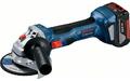 Bosch Akku-Winkelschleifer GWS 18V-7 mit 2 x Akku GBA 18V 4.0Ah in L-BOXX