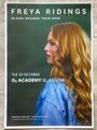 FREYA RIDINGS - GLASGOW OKTOBER 2023 BLOOD ORANGE TOUR LIVE SHOW KONZERT/GIG POSTER